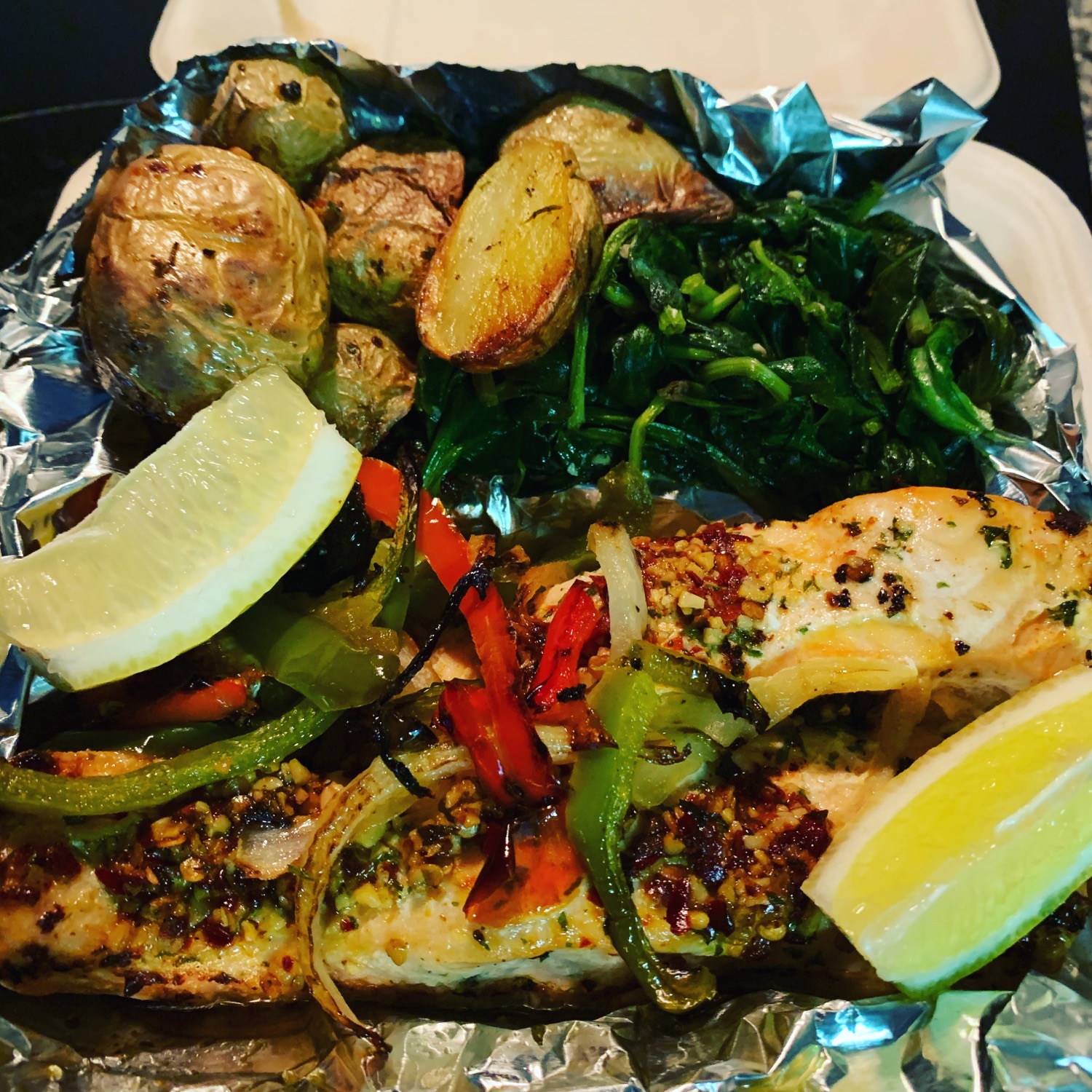 Arranged Food and Objects