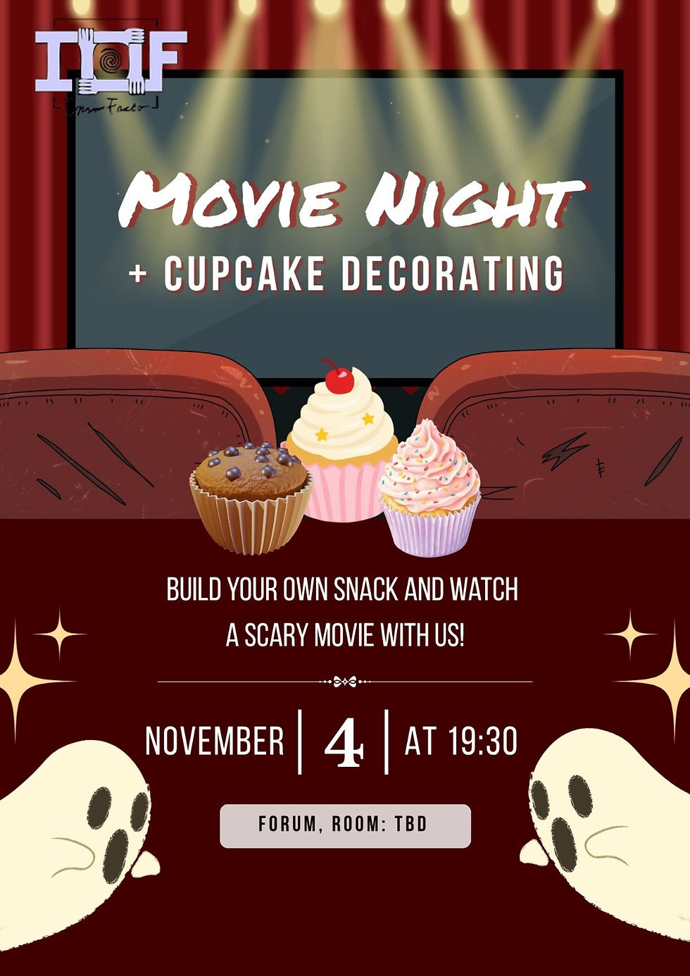Movie Night & Cupcake Decorating