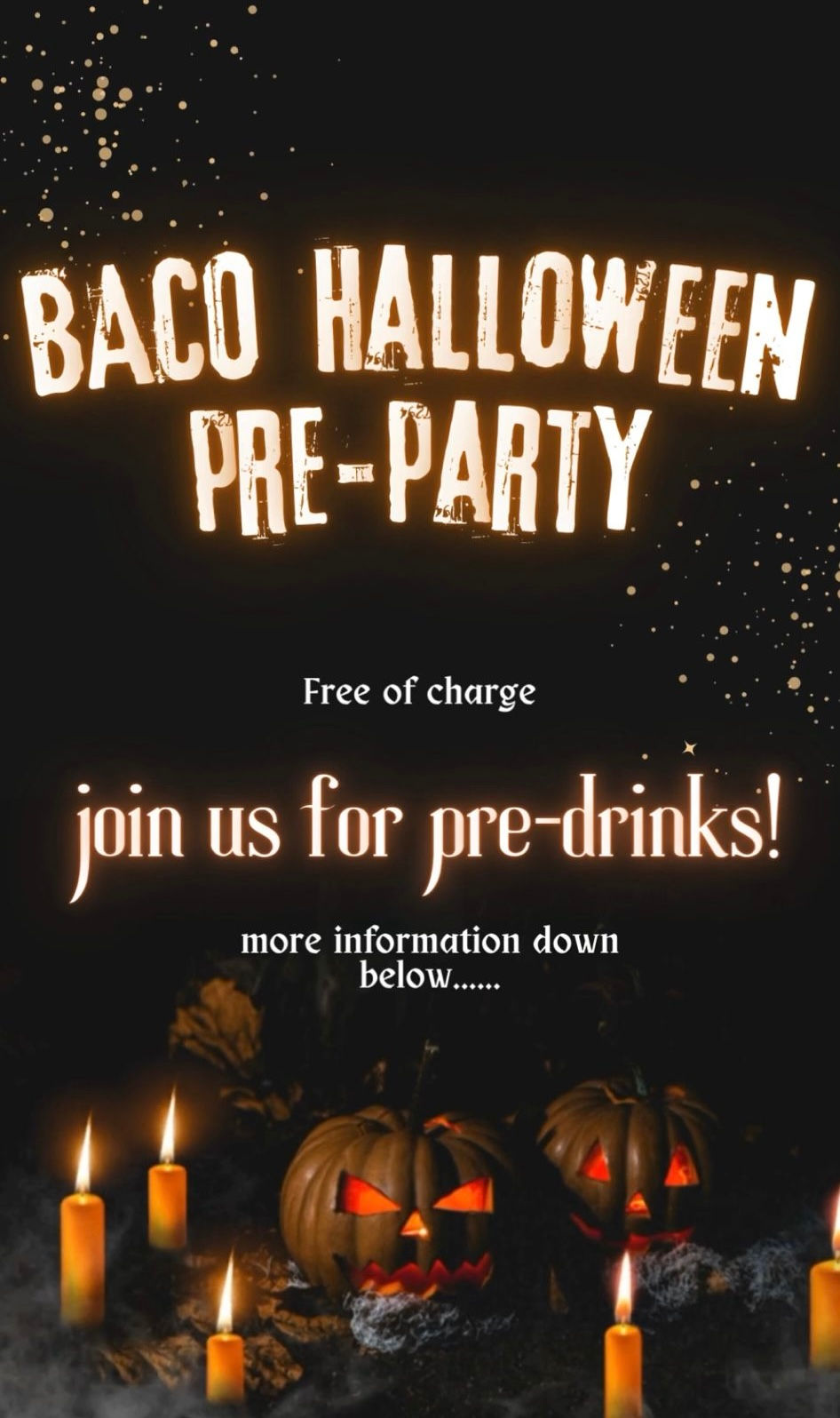HALLOWEEN PRE-PARTY