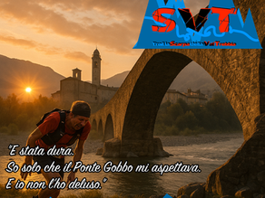 Ponte gobbo Bobbio Trail La Scarpa