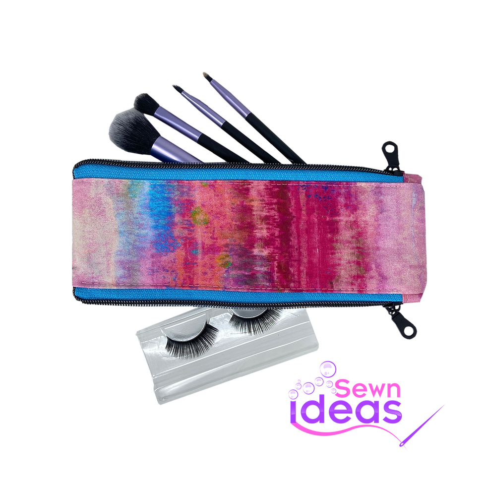 Thumbnail: Dual zip pouch in 3 sizes with video