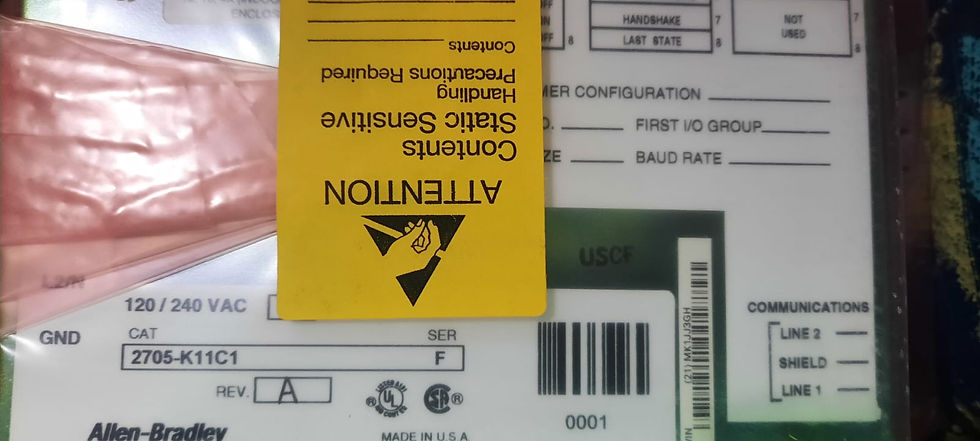Miniatura: REDI PANEL KEY PAD MODULE ALLEN BRADLEY CAT : 2705K11C1