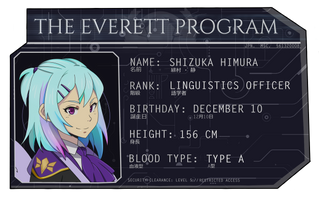 Quantum Suicide's Character Profile - Shizuka Himura.
