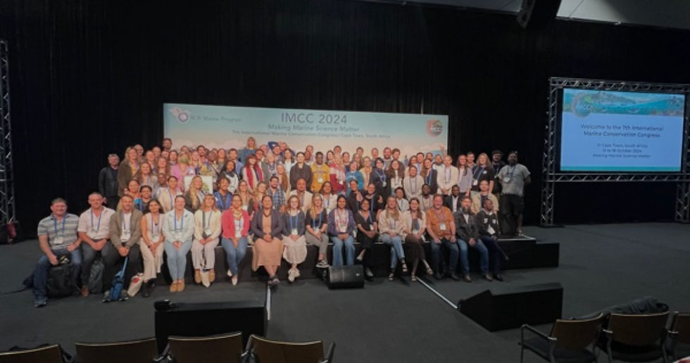 Large conferences (like the 7th International Marine Conservation Congress) can be challenging due to long days of attending various presentations, and the amount of socialising that occurs.