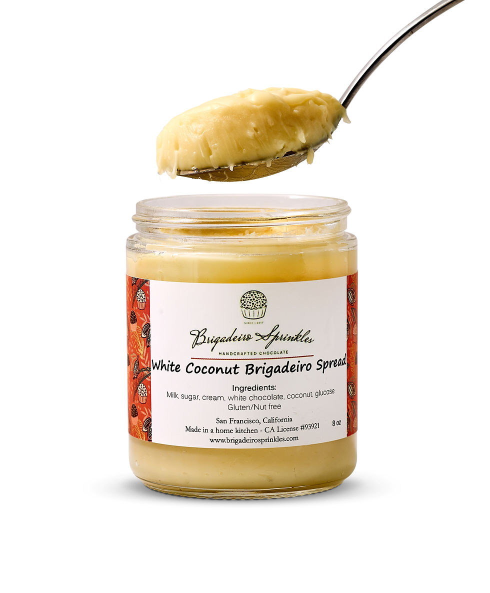 Miniatura: White Coconut Brigadeiro Spread