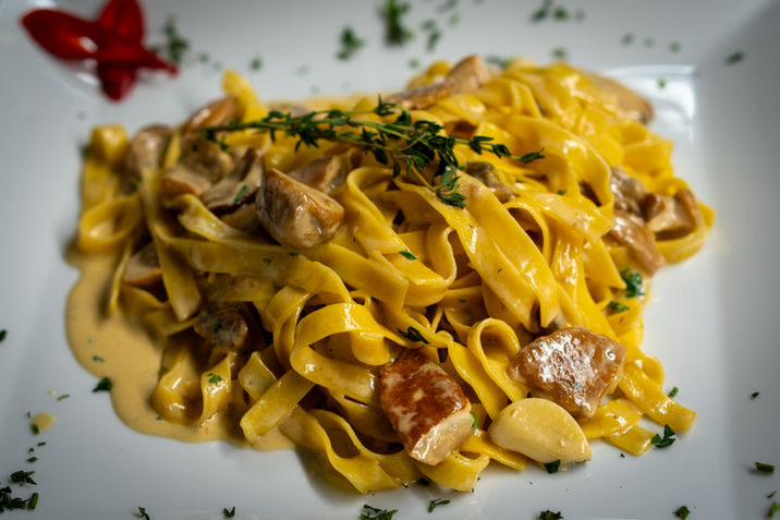 Bandnudeln aus der Küche des Restaurants Felicità
