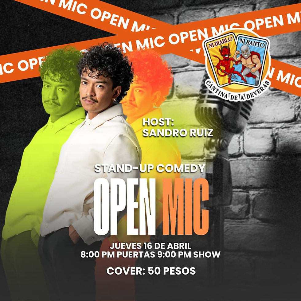 Noche de Open Mic con Sandro Ruiz