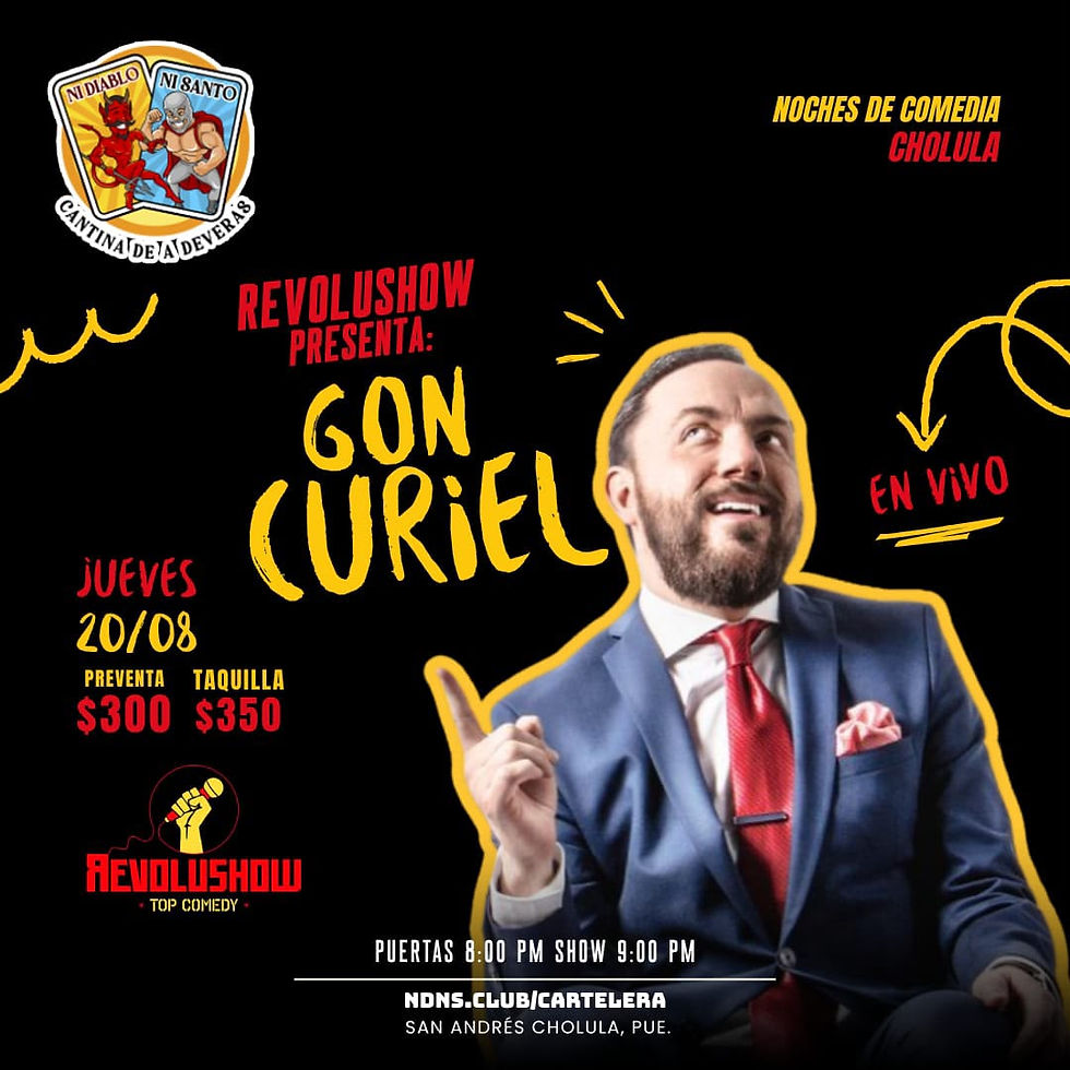 Revolushow presenta a Gon Curiel