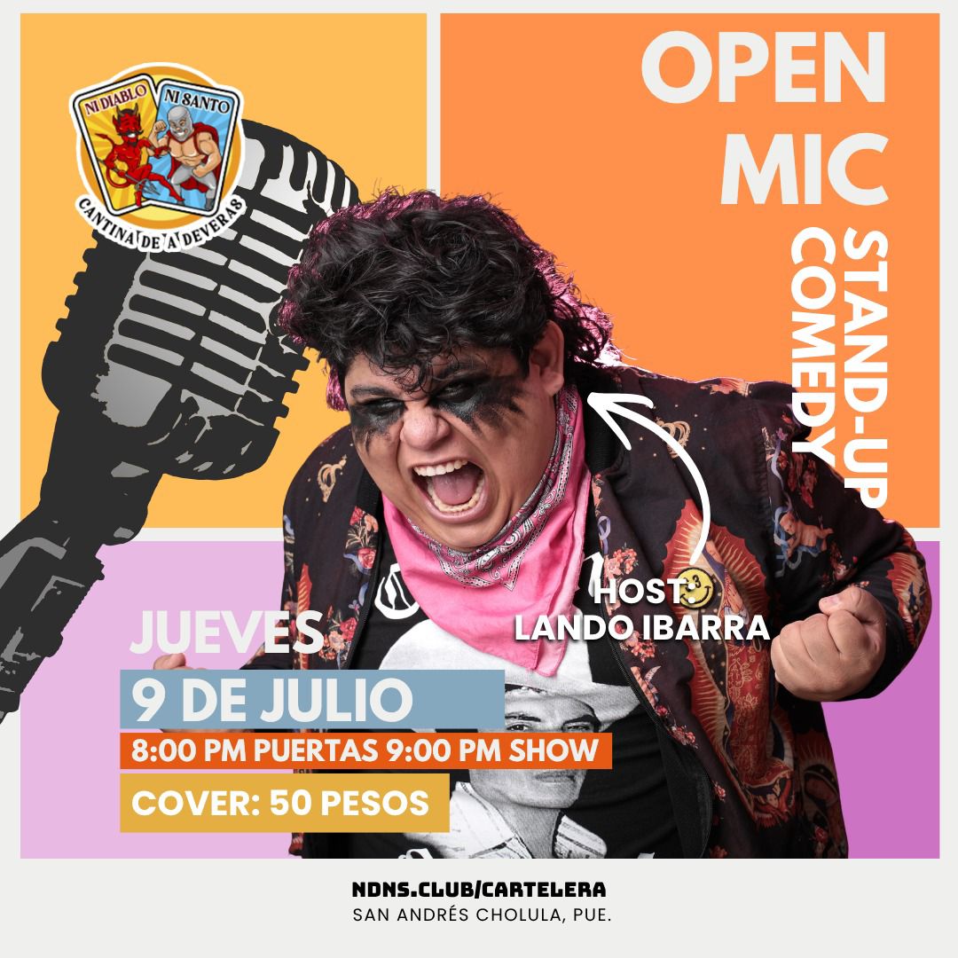 Noche de Open Mic con Lando Ibarra