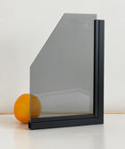 Rauchglas Graphit für Stahl-Loft-Drehtür LeoLoftStudio