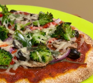 Pita pizza