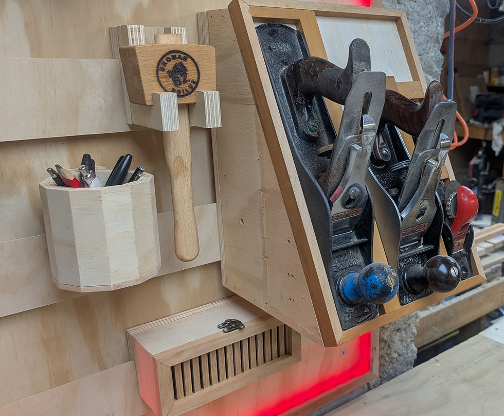 Thumbnail: Ultimate French Cleat Board with LED Track