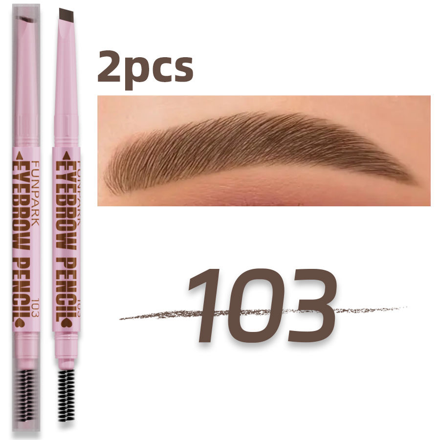Thumbnail: 2 in1 Eyebrow pencil professional Cosmetics makeup for women 5 Colors Waterproof