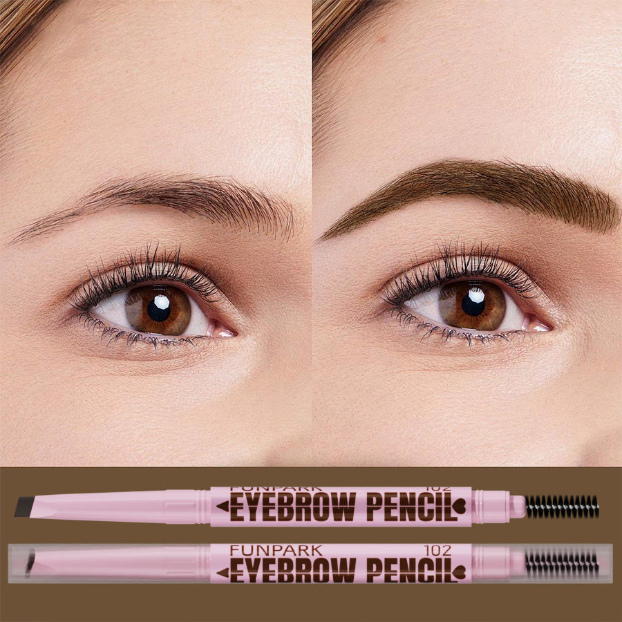 Thumbnail: 2 in1 Eyebrow pencil professional Cosmetics makeup for women 5 Colors Waterproof
