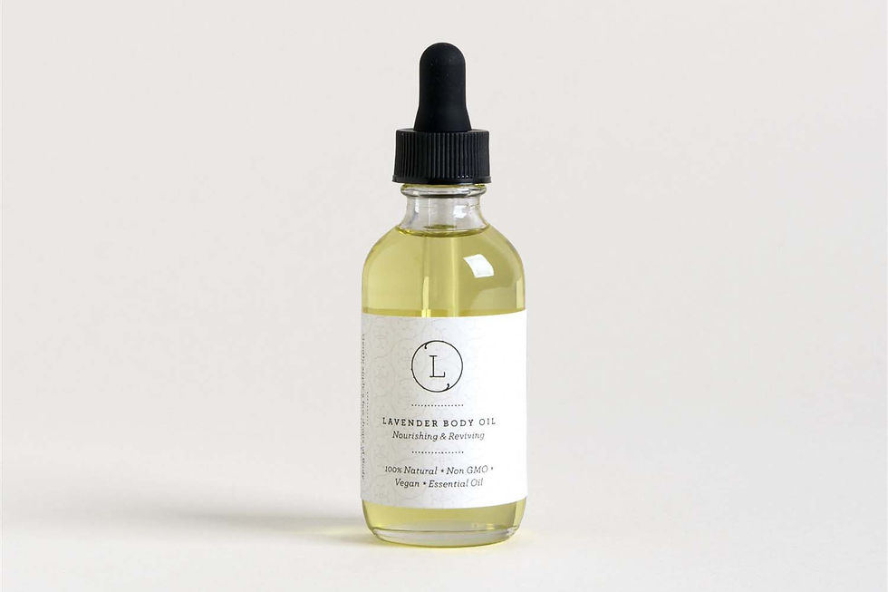 Thumbnail: Lavender Body Oil with CBD, Natural Moisturizing Body Oil (THC free)