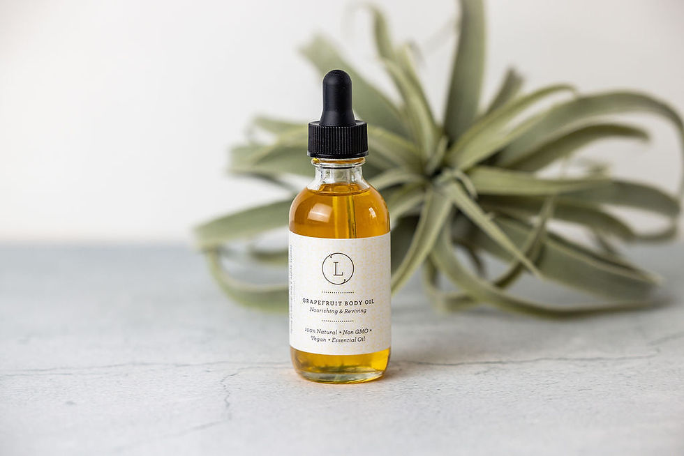 Thumbnail: Natural Body Oil with CBD, Grapefruit Moisturizing Body Oil (THC free)