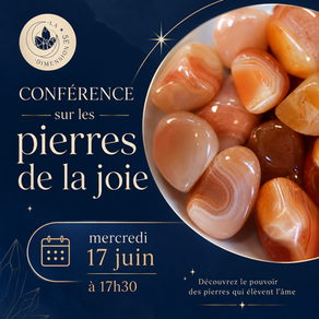 Laissez-vous gagner par la confiance à la Conférence sur les pierres de la Joie