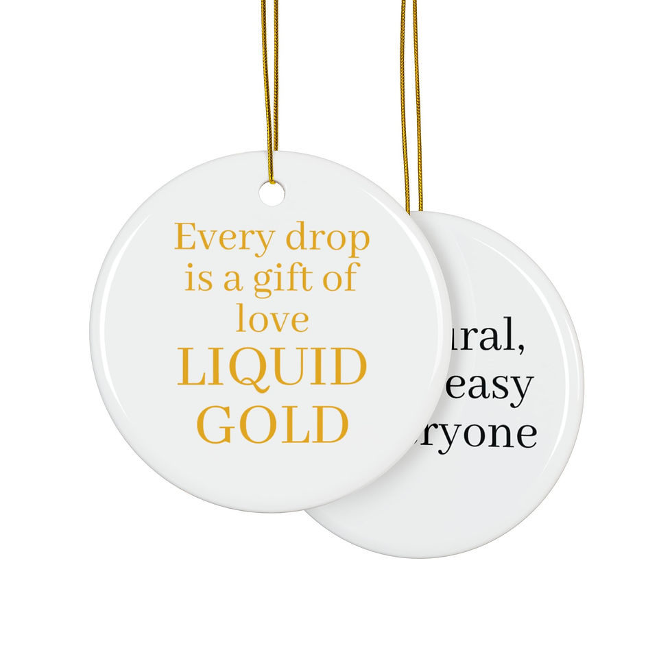 Thumbnail: Decorative Ceramic Ornaments, Double-Sided (1pc)