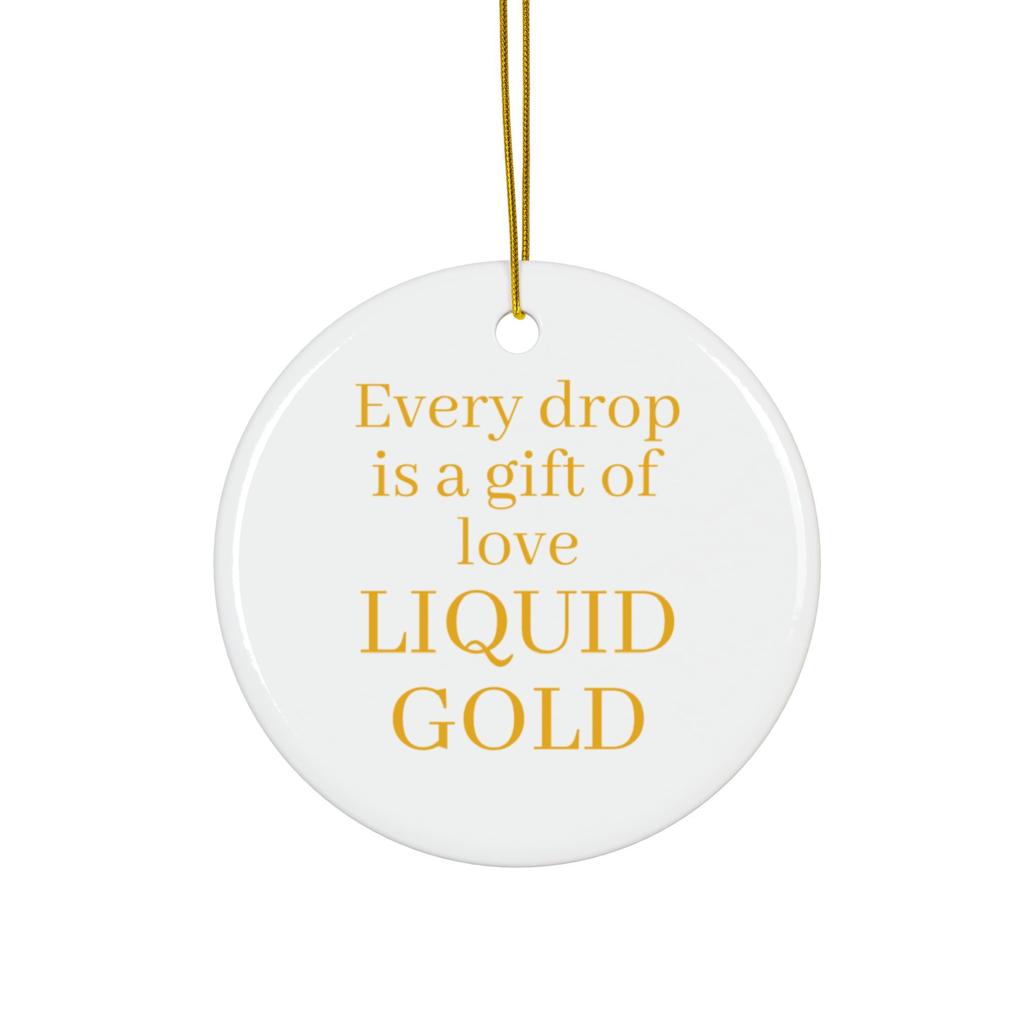 Decorative Ceramic Ornaments, Double-Sided (1pc)