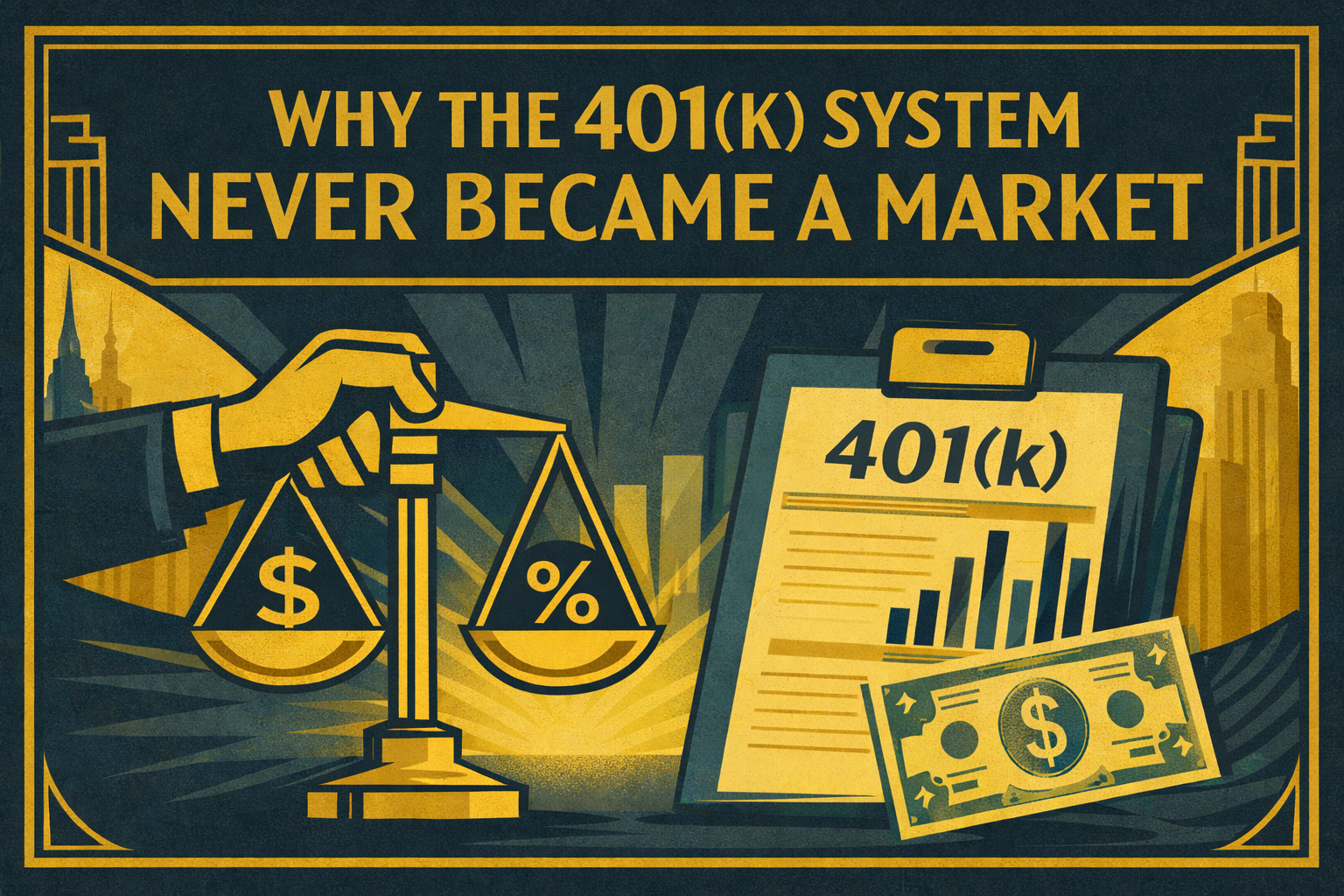 Why the 401(k) System Never Became a Market