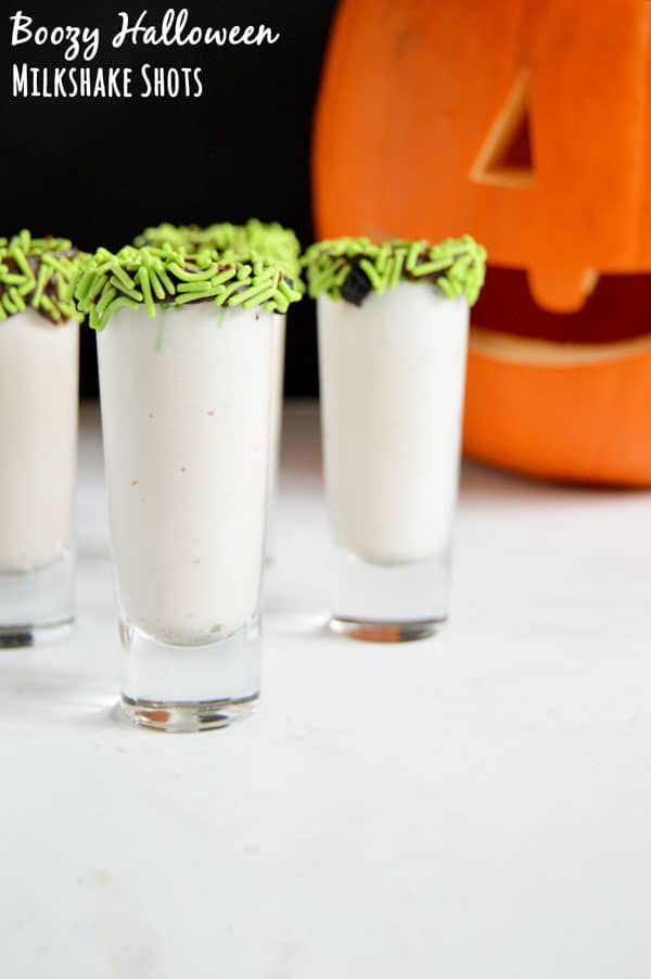 Boozy Milkshake Shooters
