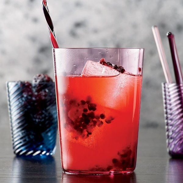 Bourbon Blackberry Collins