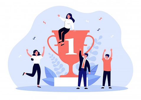 happy team