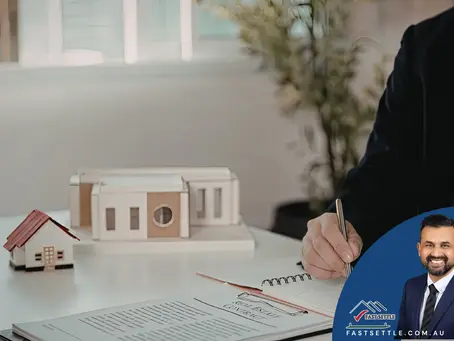 Licensed conveyancer reviewing Australian property contract documents for secure settlement