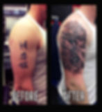 Armour cover up tattoo