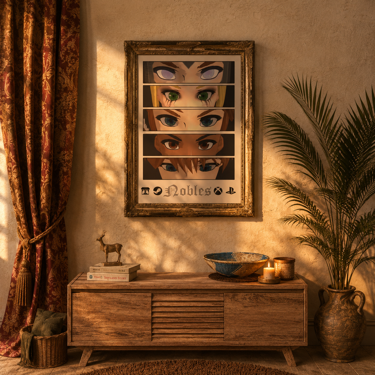 Rolled Poster - Nobles Game Poster Art Alt