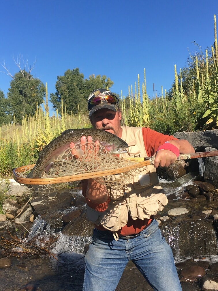 Jamie with big trout.09-2016