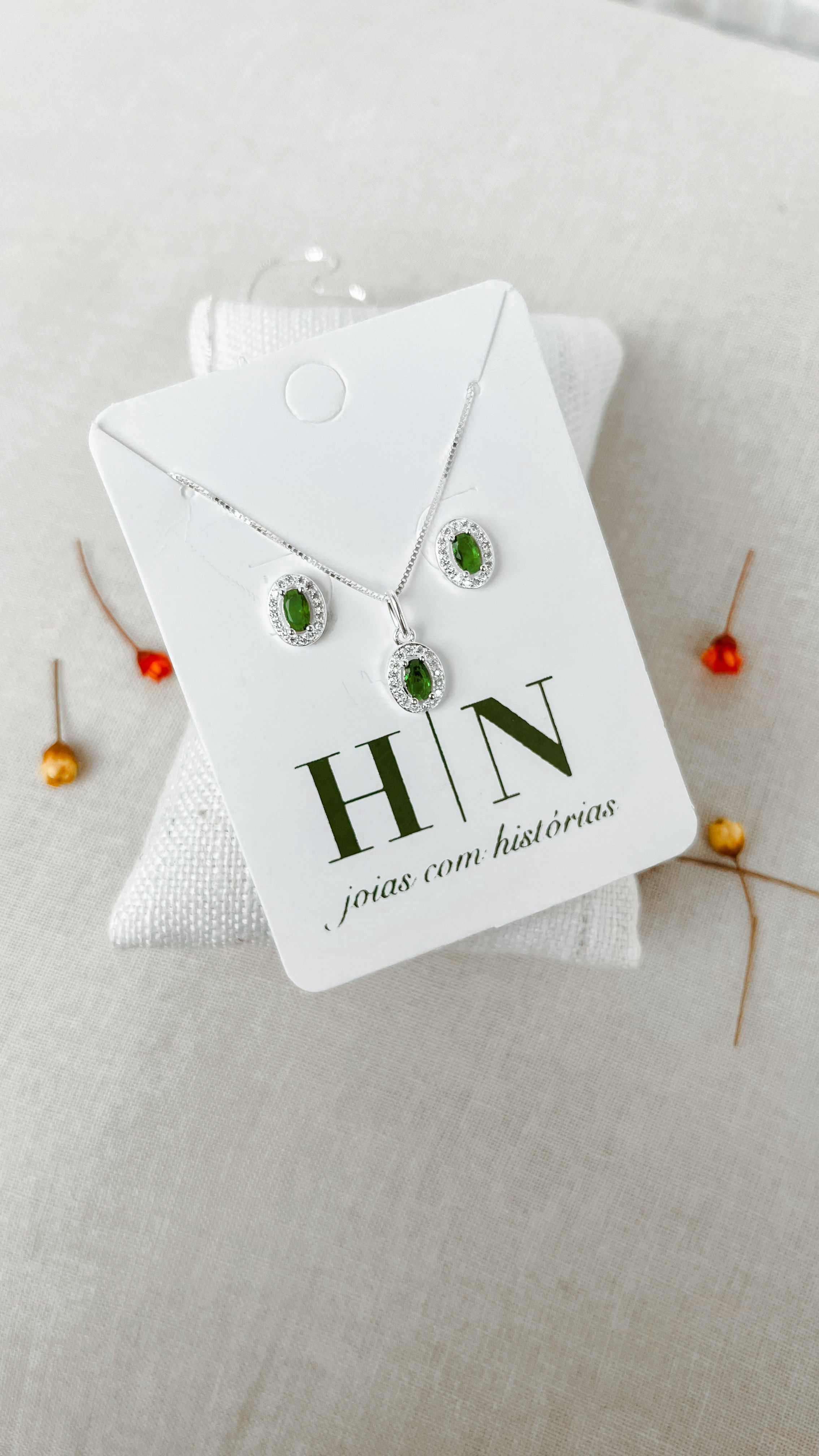 Conjunto Cristal Verde