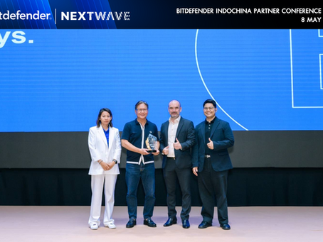 Nextwave รับรางวัล Distributor Appreciation Award จากงาน Bitdefender Indochina Partner Conference 2024