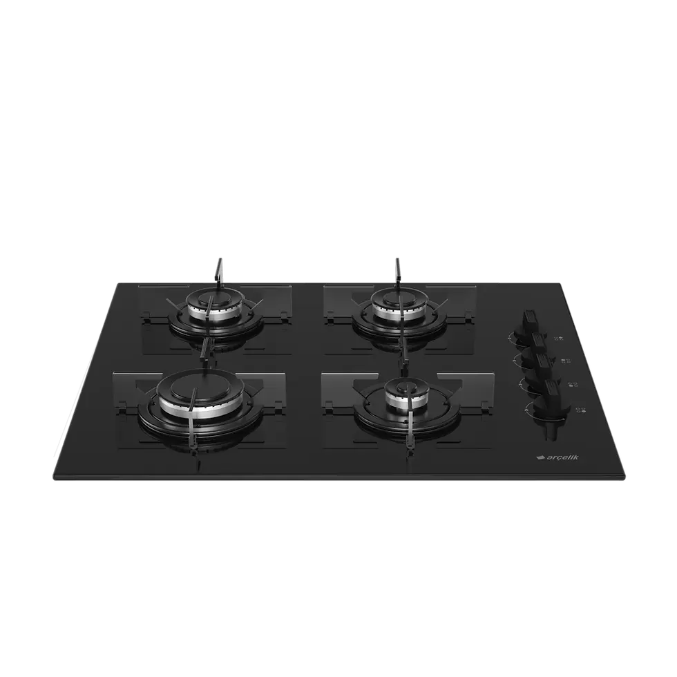 Küçük resim: Arçelik OCD T 601-1 ES Gazlı Cam Tablalı Ocak