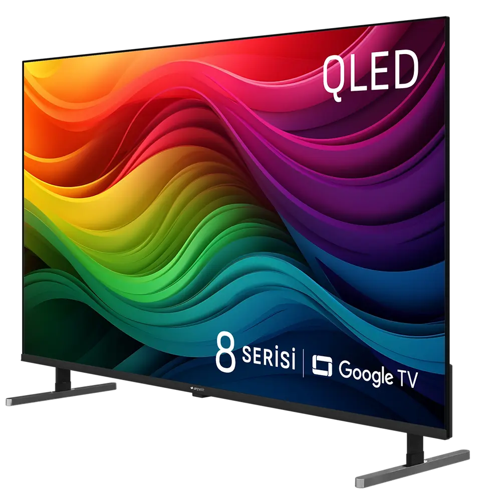 Küçük resim: Arçelik 8 serisi QLED 50" 4K UHD Google TV - A 850 C Smart TV