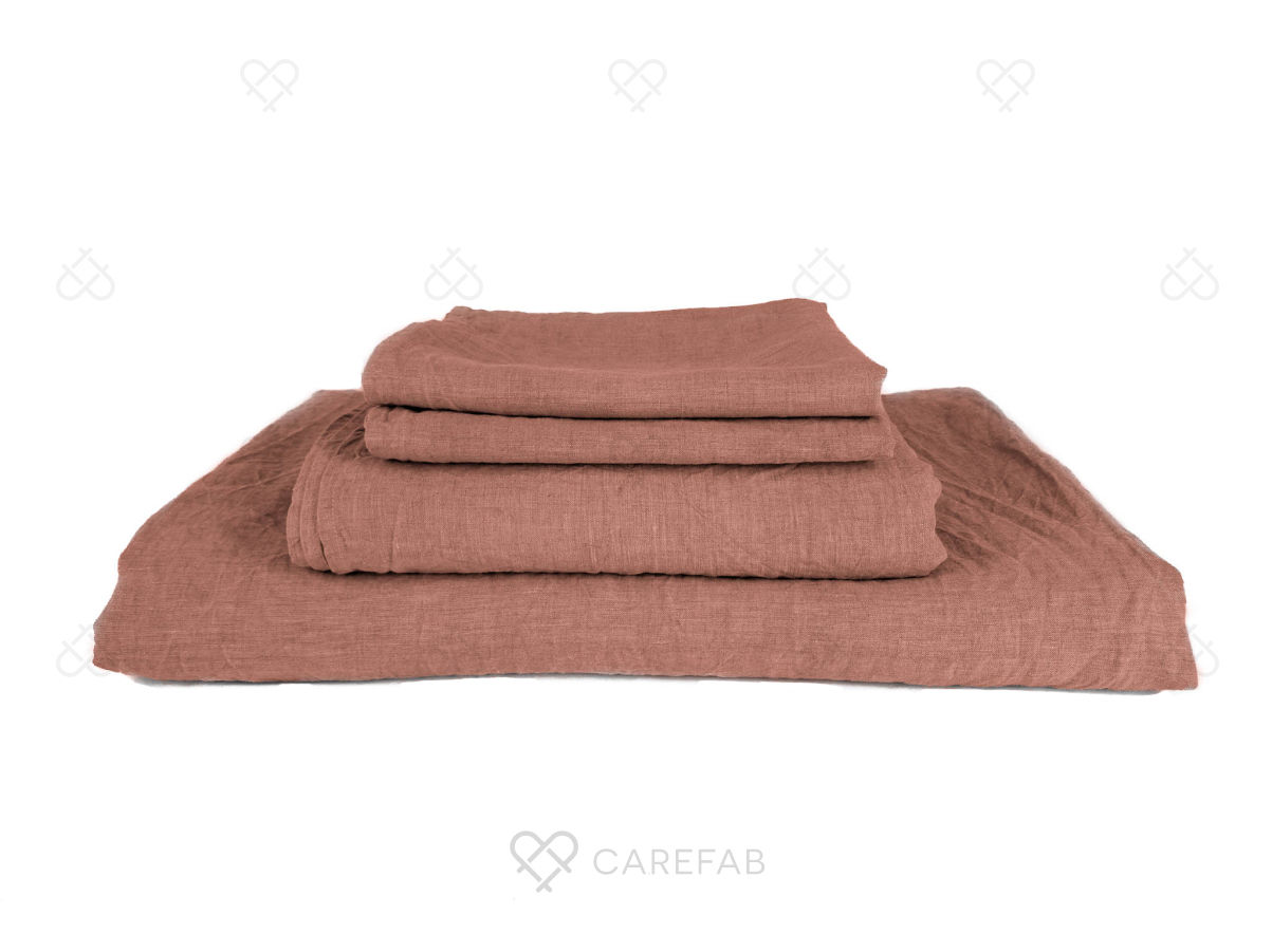 Cinnamon Brown Double Linen Bundle
