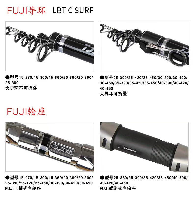 Thumbnail: DAIWA LBT C SURF sea fishing rod, casting rod, fishing pole, lake,4.5M