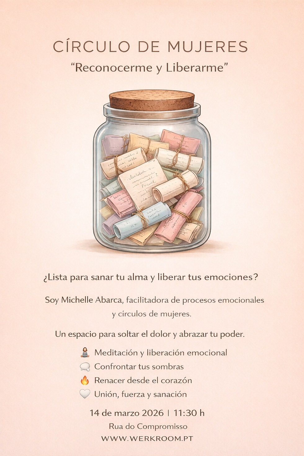 Círculo de Mulheres - Reconhecendo e Libertando-me a Mim Mesma - By Michelle Abarca