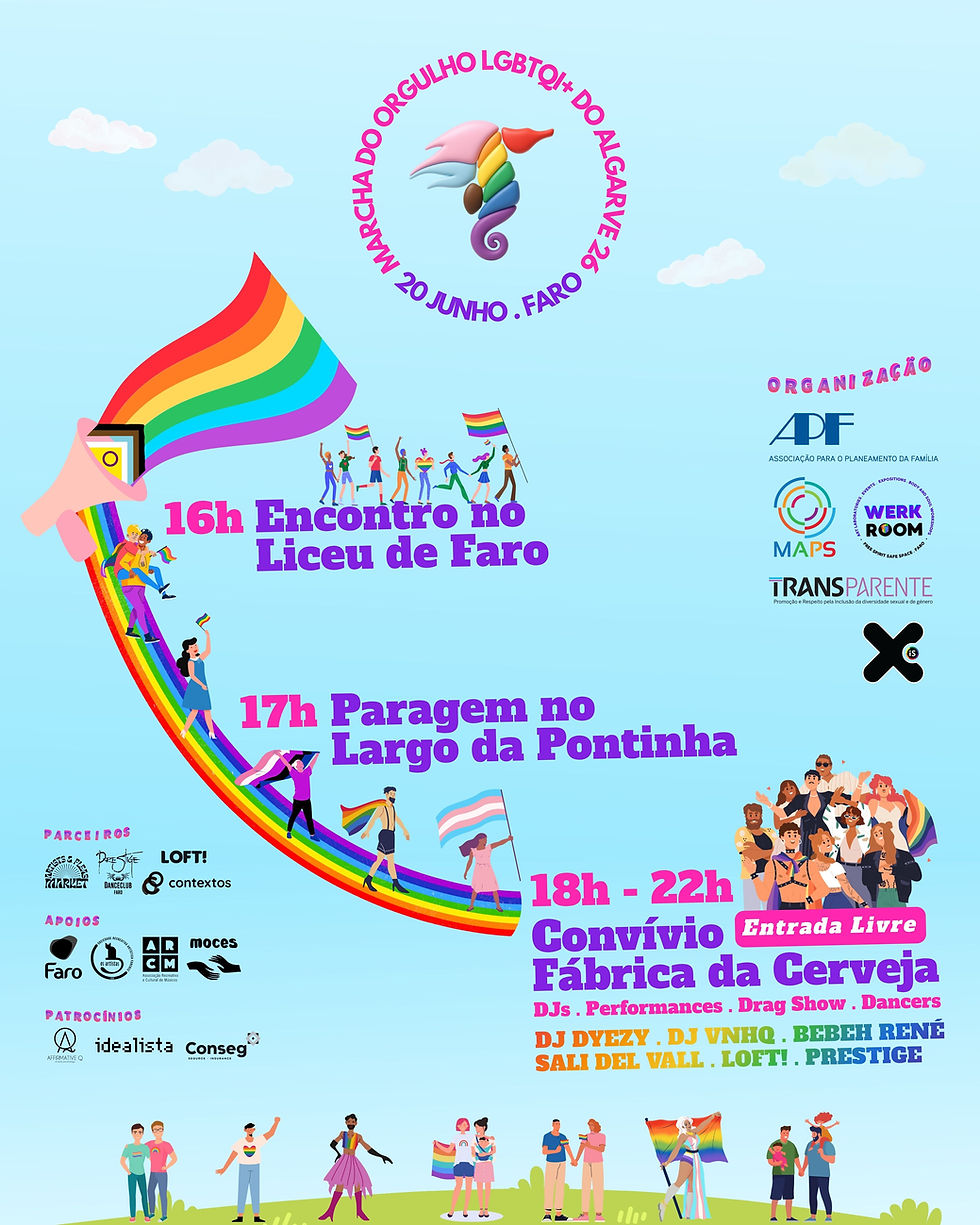 6ª MARCHA DO ORGULHO LGBTIQ+ DO ALGARVE 🏳️⚧️🏳️🌈