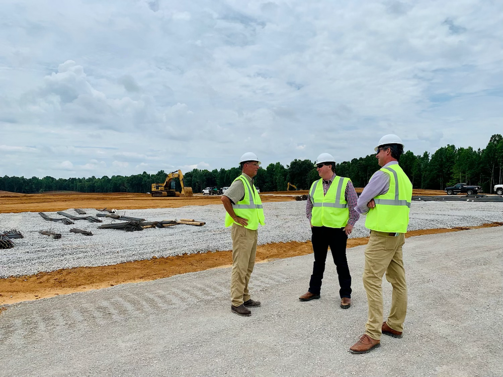 Governor Tate Reeves visited Corinth today to see the latest economic
