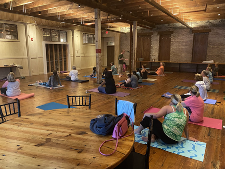 The Commission on the Future of Alcorn County hosts free yoga class.