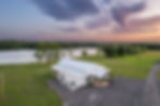 Edgewater wedding venue at sunset