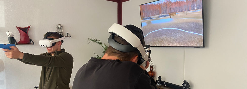 VR-Spieler in der Arena