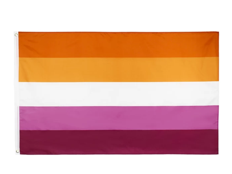 Le drapeau lgbt lesbien 