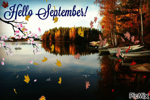 Falling Leaves Hello September Gif.gif