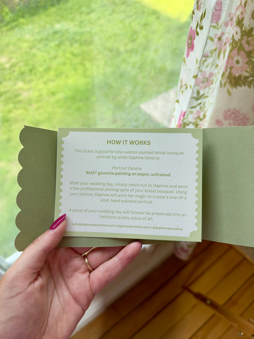Thumbnail: Bridal Bouquet Portrait: Gift Certificate