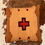 Thumbnail: Zapotec Rug Pillow - Large Red Cross