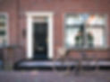 Window on red wall
