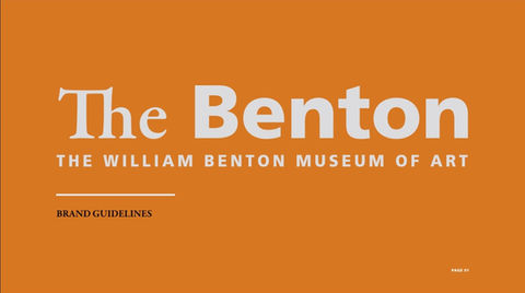 The William Benton Museum of Art Brand Guideline