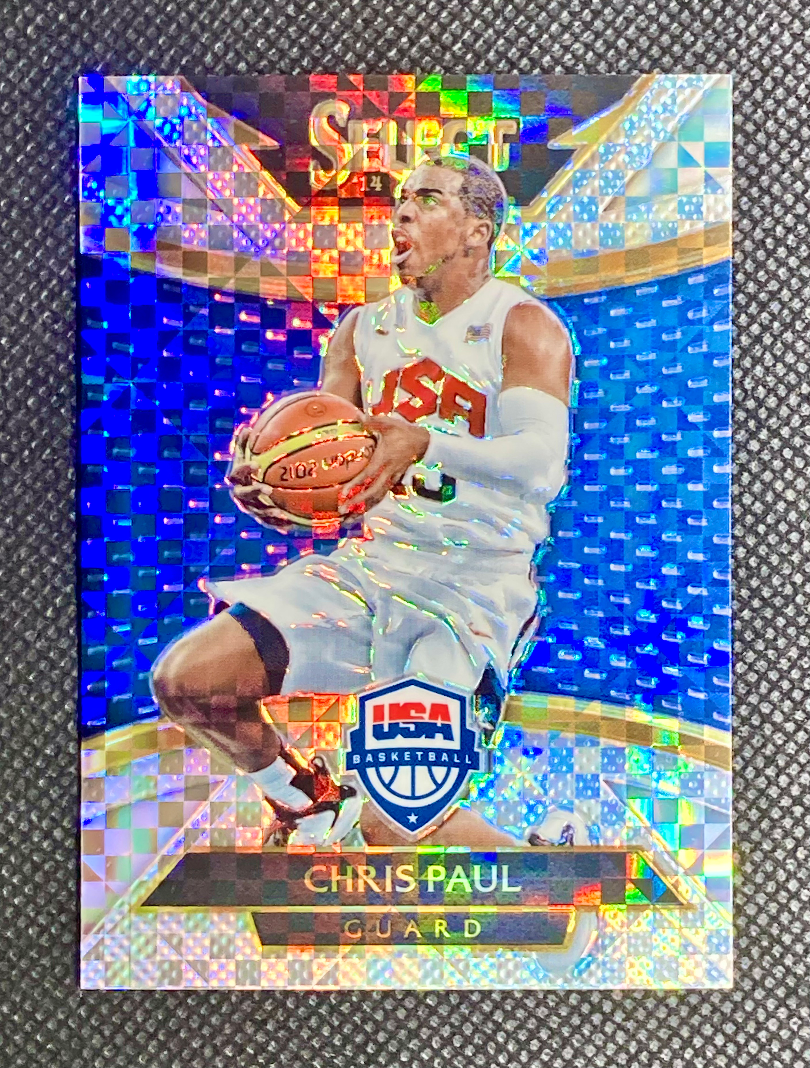 CHRIS PAUL - Select USA Basketball Silver Prizm 2014